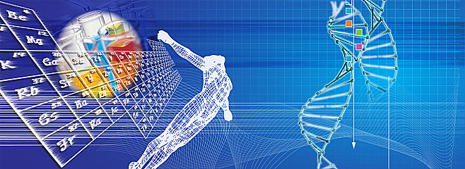 生物,科技,醫(yī)療,化學(xué)背景,海報bann.